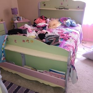 Little girl full size bedroom set